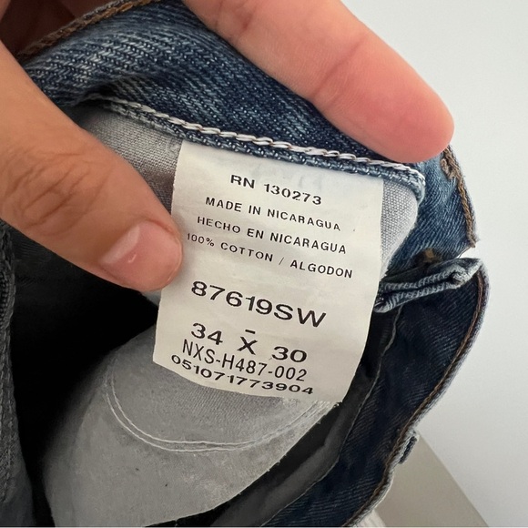 Vintage Rustler Classic Blue Denim Jeans-Men’s Size 34x30 - Picture 4 of 4